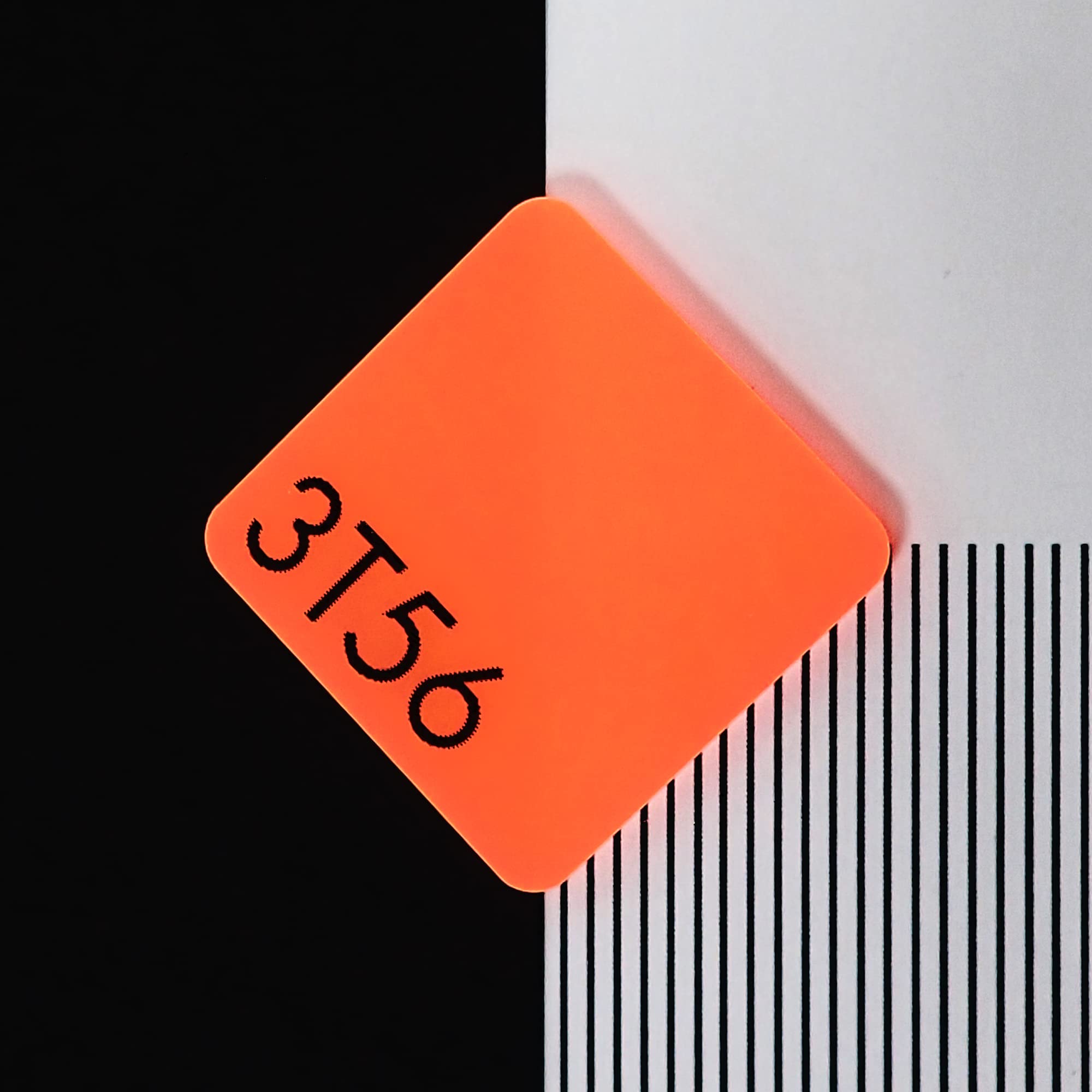 Perspex 3T56 Highlights Carnival Orange Cast Acrylic Sheet - 420x297x3mm, A3