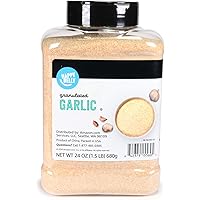 Amazon Brand - Happy Belly Granulated Garlic, 24 Ounces