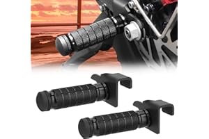 YIBEICO Upgraded Passenger Foot Pegs for Ridstar Q20/ Q20 PRO/ H20 PRO/ H26 PRO, Non-foldable Non-Slip Passenger Footrest Pegs With Mount Bracket, Rearsets Foot Rest