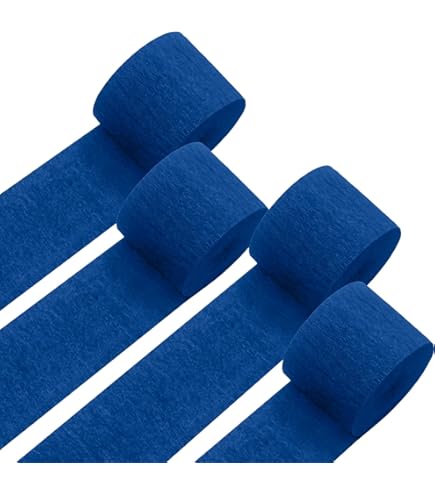 Touch Of Color Crepe Paper Streamer Roll, 81-foot, Black Velvet