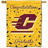 Central Michigan Chippewas College Graduation Gift Banner Flag
