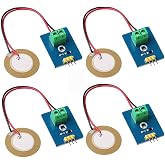MakerHawk 4pcs Analog Ceramic Piezo Vibration Sensor Module 3.3V/5V for Arduino DIY Kit
