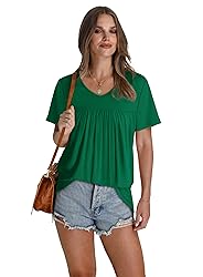 WEESO Womens Summer Tops 2025 Short Sleeve T Shirts