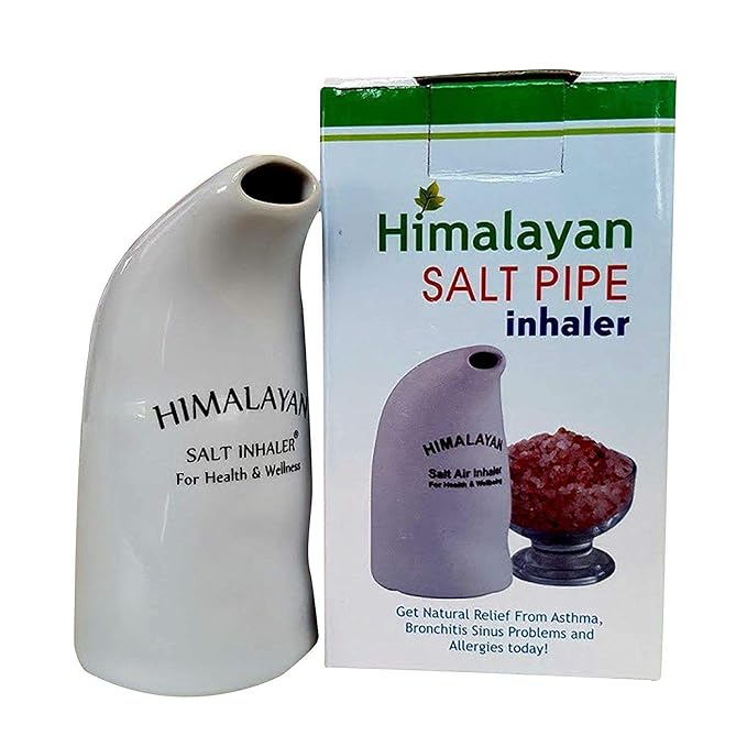 New Salt Inhaler Pipe Himalayan Crystal Salt Pipe Inhaler with 200Grm