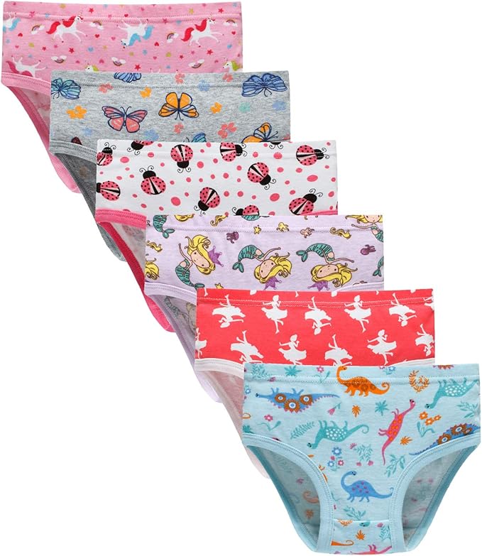 Amazon Com Sladatona Little Girls Soft Cotton Underwear Bring
