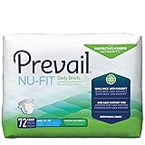 Prevail Nu-Fit Incontinence Briefs, Unisex