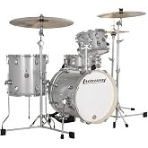 Ludwig Breakbeats by Questlove 4-Piece Drum Set Shell Pack, Silver Sparkle