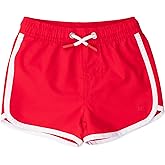 RUGGEDBUTTS Boys UPF50+ Sun Protection Dolphin Hem Swim Trunks