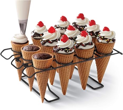 Cupcake Cone Baking Rack By Celebrate It 12 Cavity Amazon Ca