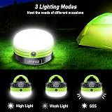 Blukar Camping Lantern LED 5 LEDs 3 Modes Battery Powered 3 AA Included view 3