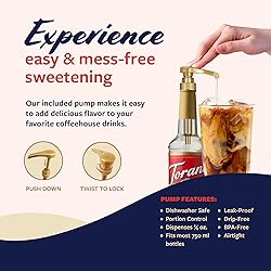 Torani Coffee Syrup, Vanilla Flavored Syrup for
