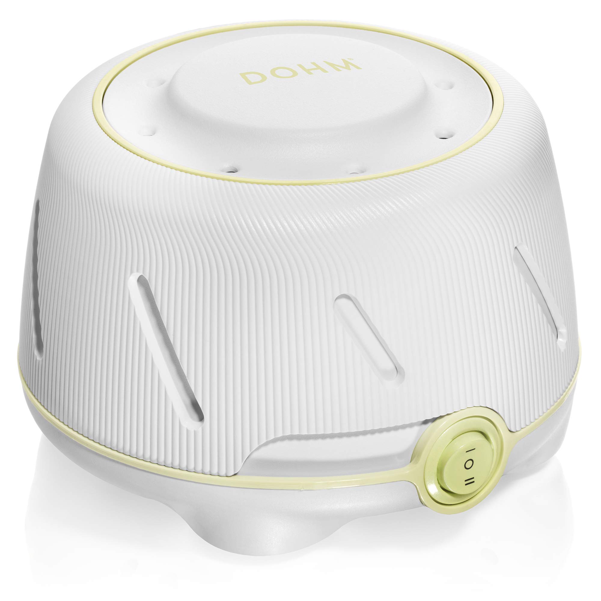 Certified Refurbished | Yogasleep Dohm (White/Green) | The Original White Noise Machine | Soothing N