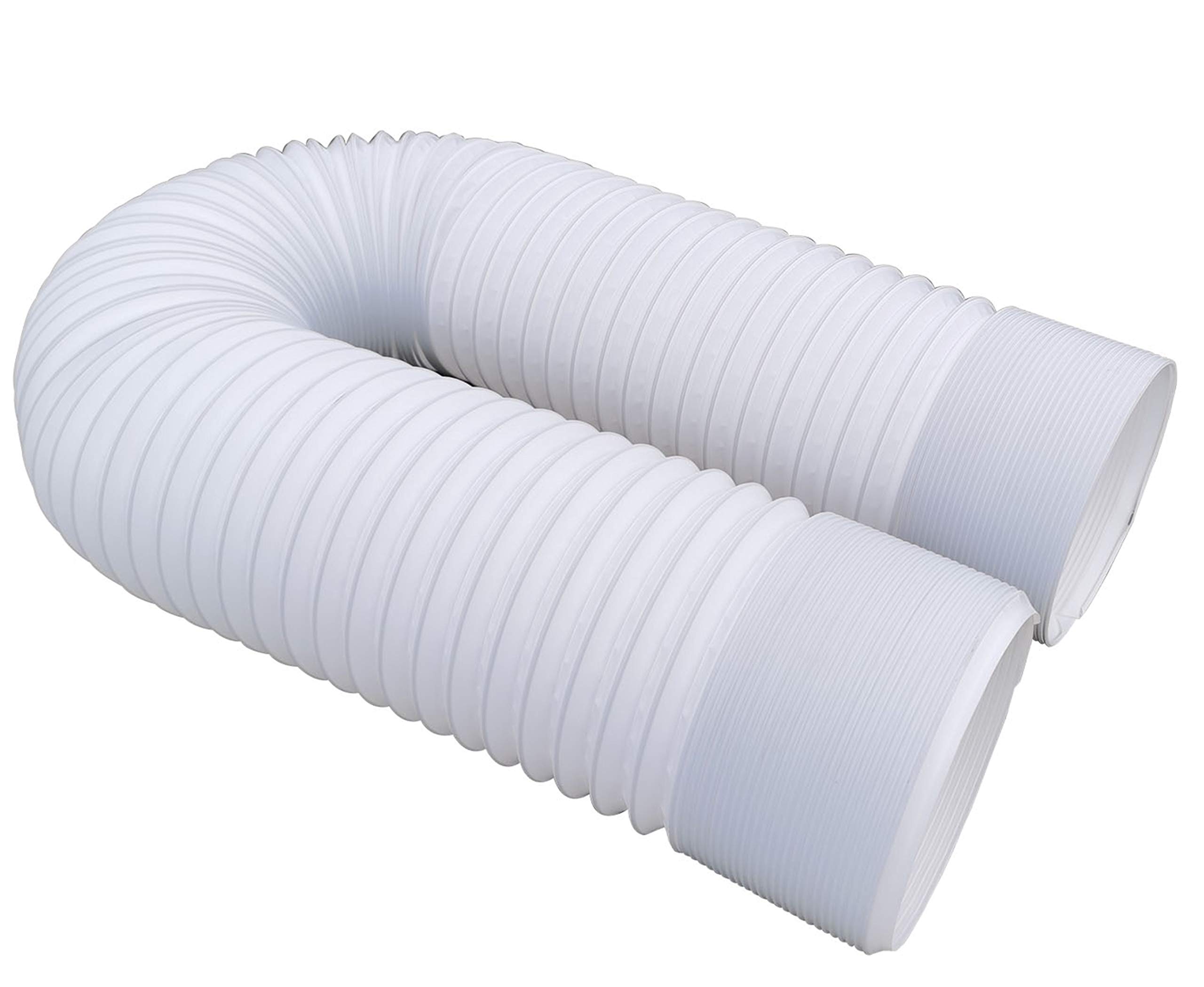 Portable Air Conditioner Intake/Exhaust Hose |6 Inch Diameter PVC Extend Vent Duct for Portable Air Conditioner Replacement Hose，Counterclockwise Installation Direction(Length 80 Inch