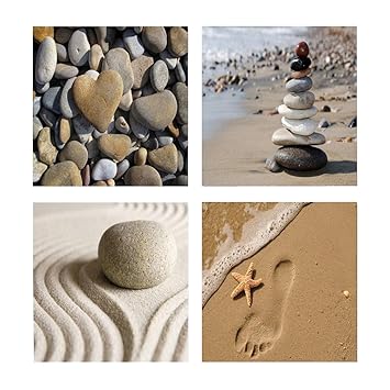 Amazon De Magideal 4er Set Wandbilder Kunstdruck Leinwand Bilder