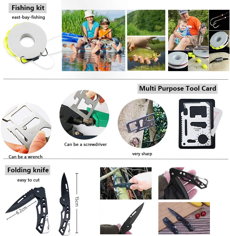 First Aid Kit Home Comprehensive 25 Items 131 Piece Soft Case Bag for Camping Hiking Car Emergency Survival Outdoor Sports Office by DIGGOLD : Sports & Outdoors