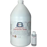 Polymer World- Premium Grade Polyester Resin 1-10 Gallon Kit with MEKP for Boats, Cars, Surfboard, RV, Pools,Canoes, Jetskis, Watercrafts (1, 1 Gallon)