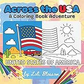 Across the USA: A Coloring Book Adventure