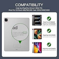 ZtotopCases for iPad Pro 13 Inch Case 2024 M4 7th