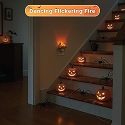 L LOHAS LED Halloween Night Light,Ghost Campfire
