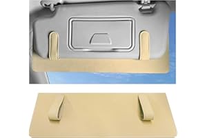 NYTKL Sun Visor Extender for Car, Anti-Glare Sunvisor Extension Shade Attachment for Safe Driving, Clip-On Sun Blocker Sunshade Extender Protect Driver Passenger from UV Rays (Beige)