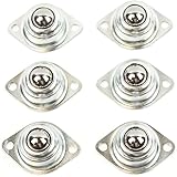 Big Horn 19100 5/8" Conveyor Roller Ball Transfer Bearings, Set of 6
