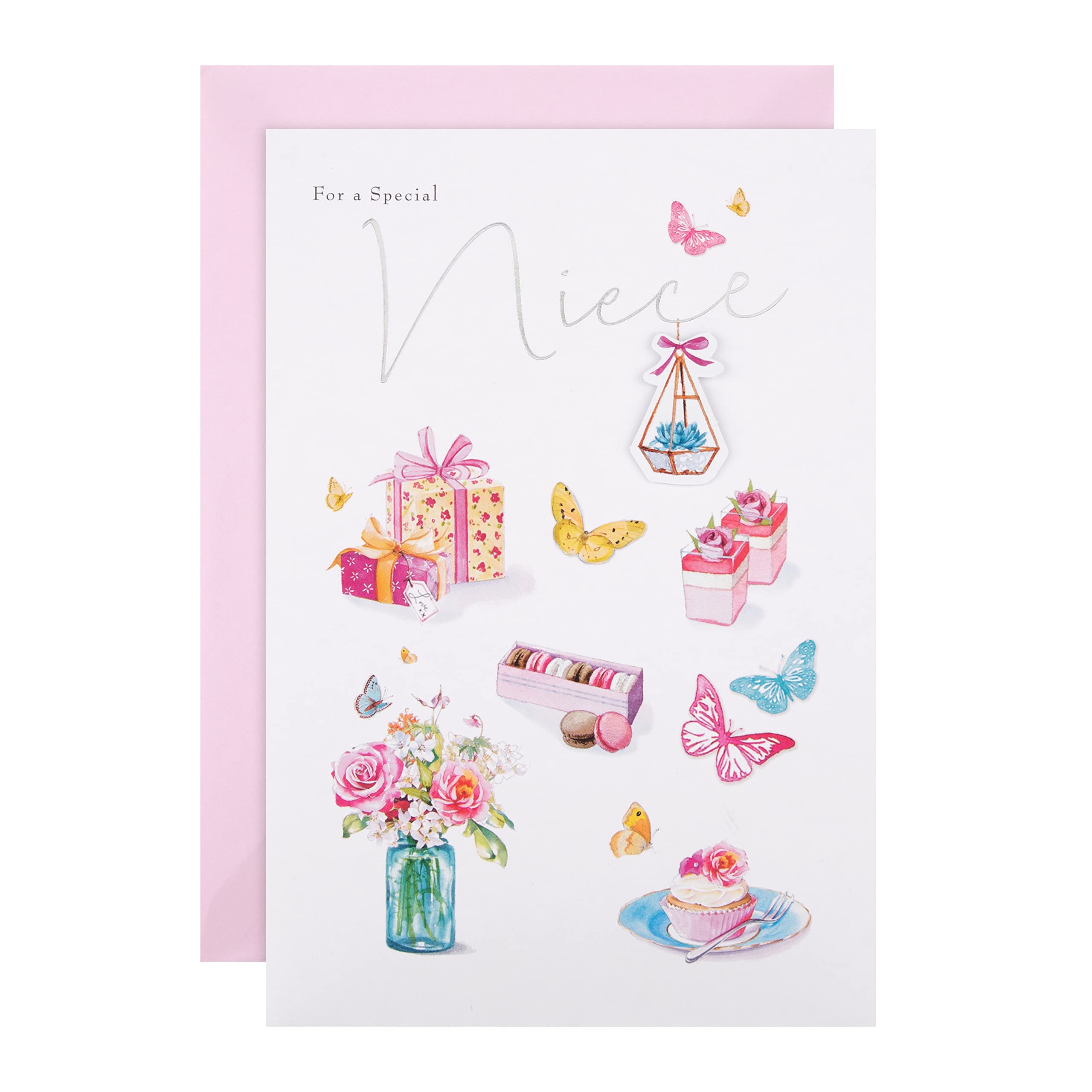 Hallmark Birthday Card for Niece - Traditional Lucy Cromwell Illustrated Design