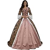CountryWomen Red Gothic Marie Antoinette Victorian Ball Gown Renaissance Wench Princess Dress
