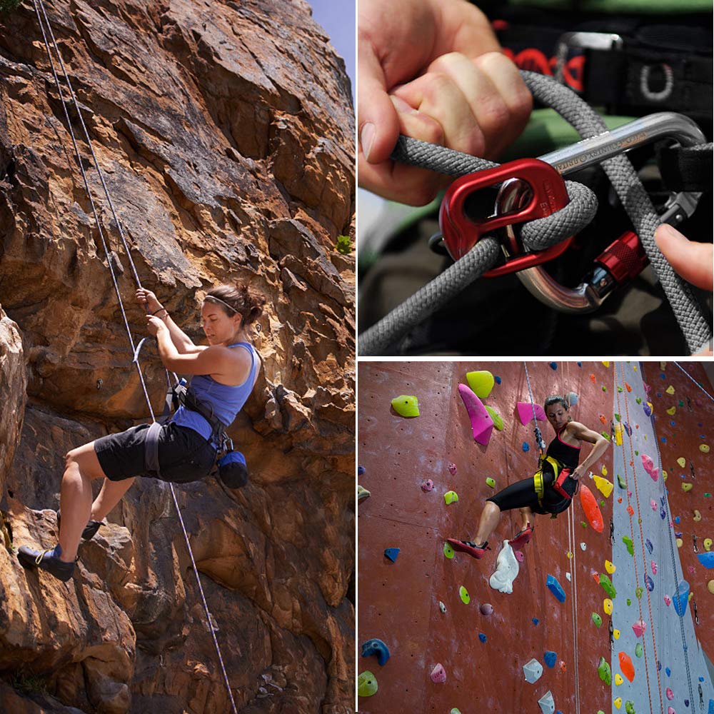 Yolyoo Outdoor Climbing Rope Static Rock Climbing Equipment High Strength Accessory Fire Escape Safety Rappelling Rope 32ft