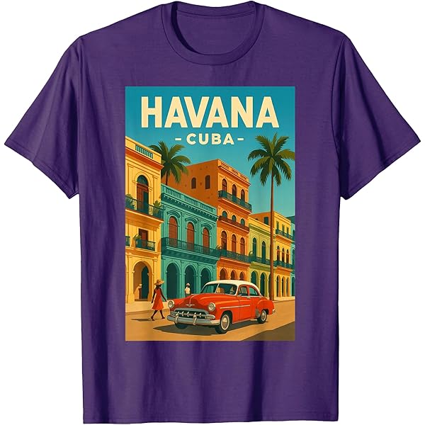 Amazon.com: Havana, Cuba T-Shirt : Clothing, Shoes & Jewelry