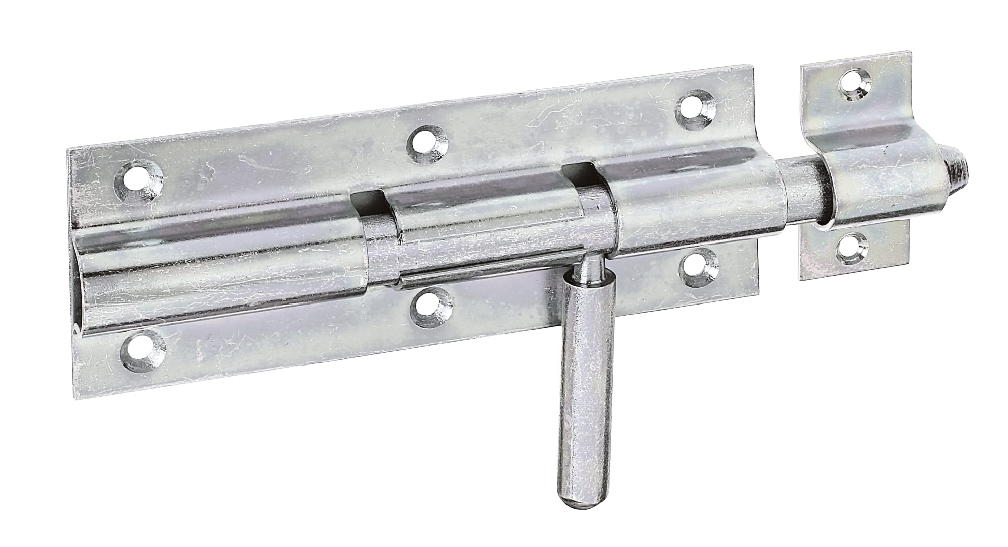 Bolt Lock with Round Grip/Loose Tab/Yellow-Galvanised