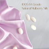 ZIMASILK 100% Mulberry Silk Pillowcase Lavender 50x75 cm 6A 600TC view 2