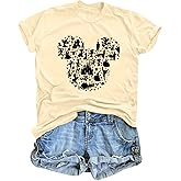 Women Magic Kingdom Castle Shirt Castle Fairy Graphic Tee Women Casual Vacation Holiday Short Sleeve Tee Top
