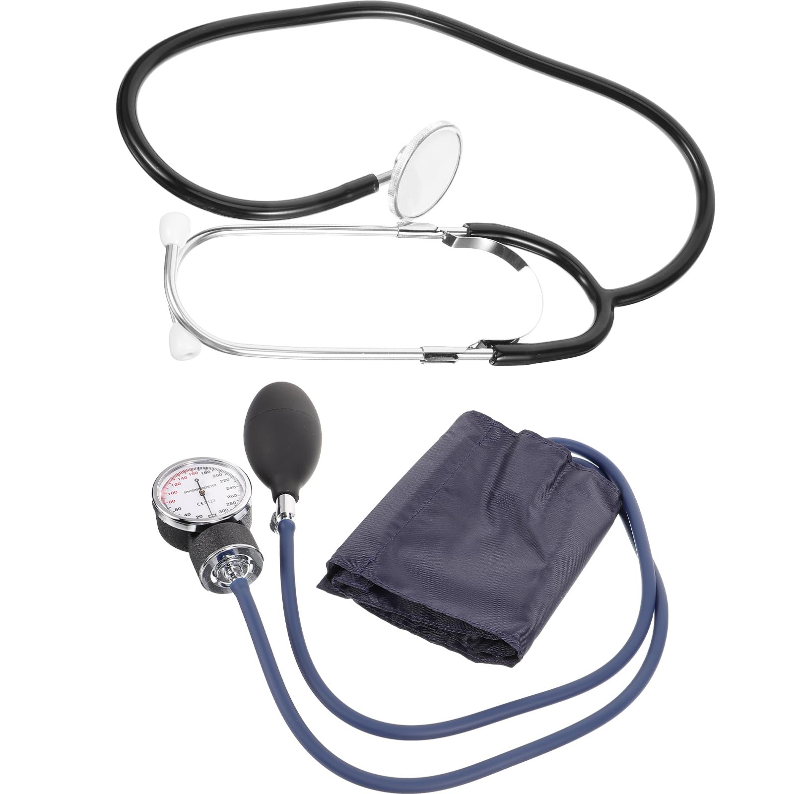 Healifty Manual with Aneroid Gauge and Stethoscope Kit for Accurate Home Use Fits 13-18 Inch Arm Circumference with Zippered Storage Case