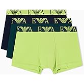 Emporio Armani mens Bold Monogram 3 Pack Trunk