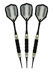 Sure Grip Viper Black Soft Tip Darts with Dart Case