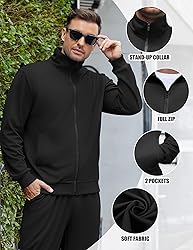 COOFANDY Men's Casual Athletic Tracksuit Gym
