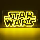 Paladone Star Wars LED Neon Light Officially Licensed Yellow view 2