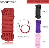 metagio 4 Pack Cotton Rope 8MM Thick 10M Roll All Purpose Soft Twisted Knot view 2
