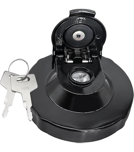 Fuel Cap With 2 Keys For Takeuchi Track Loaders – TL120, TL126, TL130, TL140, TL150, And More