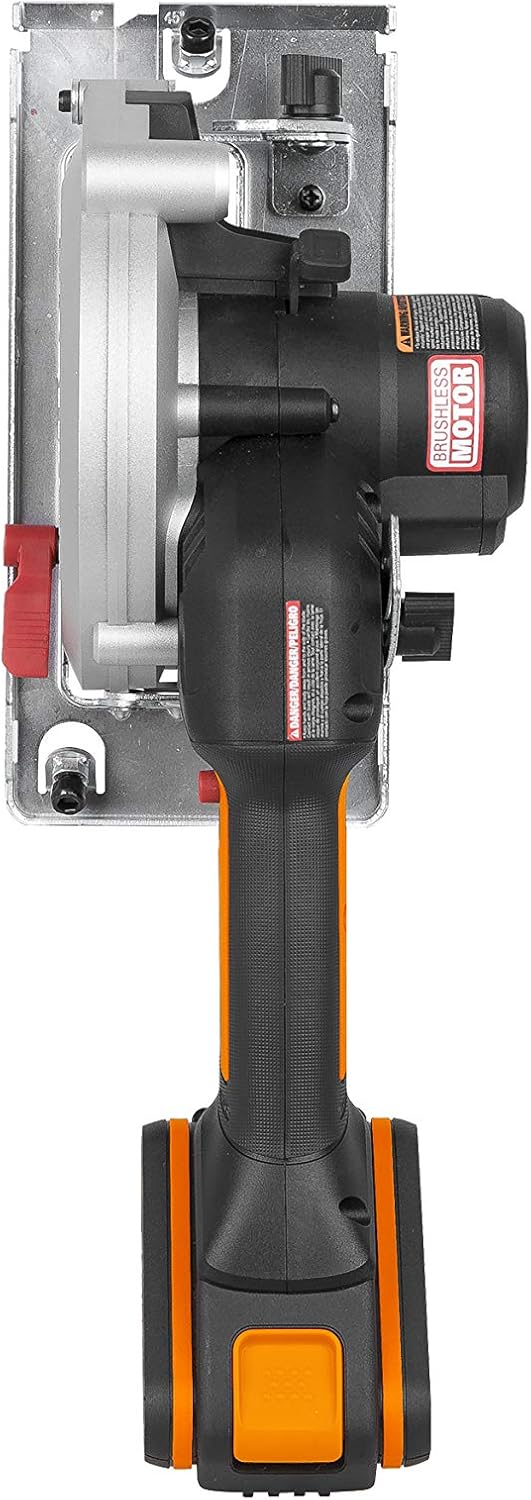 Worx WX531 20V PowerShare Cordless 120mm Brushless Compact Circular Saw with 1x 2.0Ah Battery & Charger, 41mm Cutting Depth - Image 5
