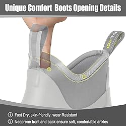 Kalkal Men's Deck Boots, Waterproof Fishing Rain