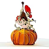 iGifts And Cards Day of the Dead Pop-Up Card – 3D Música de Calacas on Pumpkin – 6