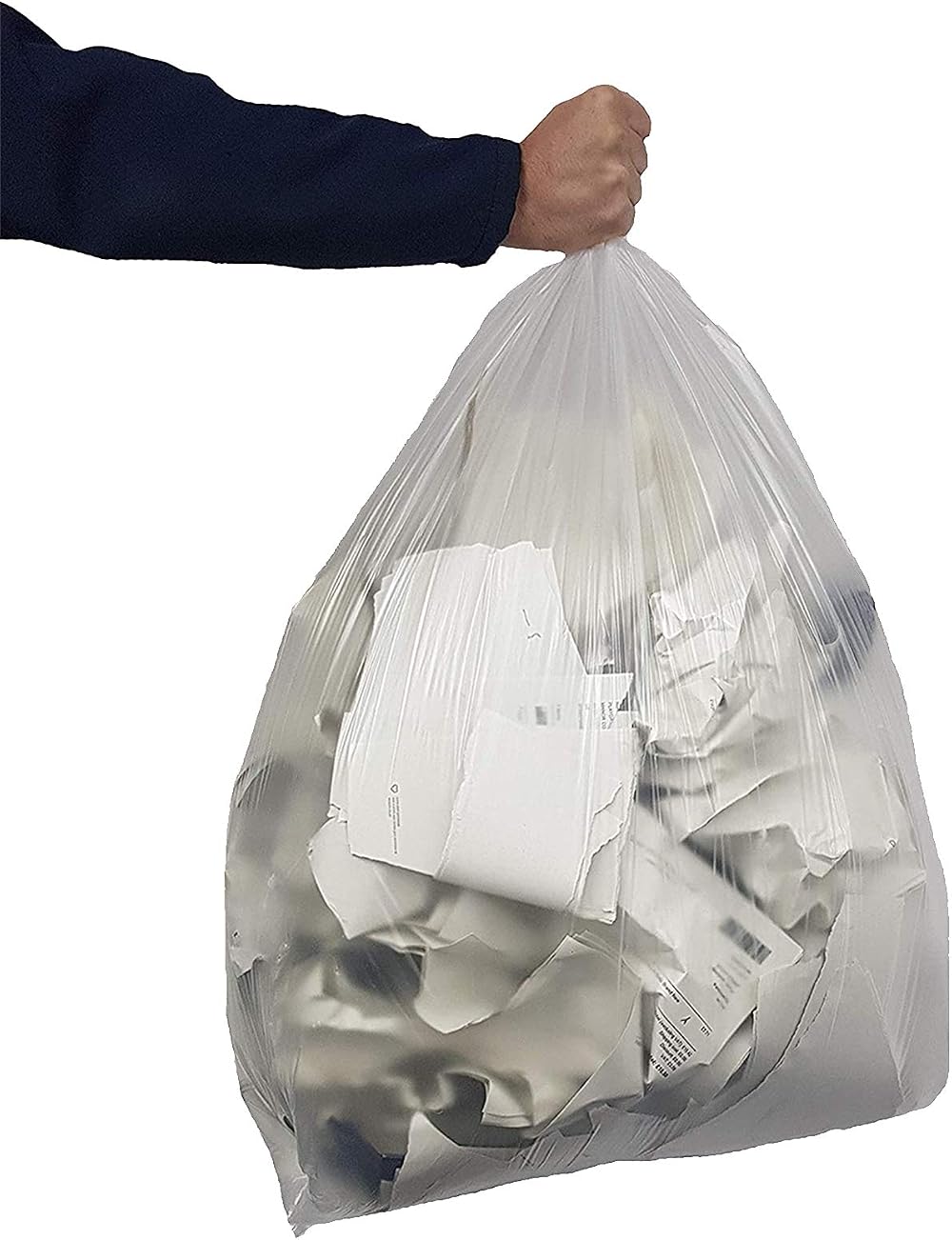 IDEAL 365 Clear Recycling Bin Bags 100 Pack - 460x710x960mm