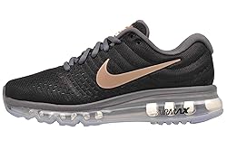 Nike Women's Air Max 2017 Shoes, Black/Metallic Red