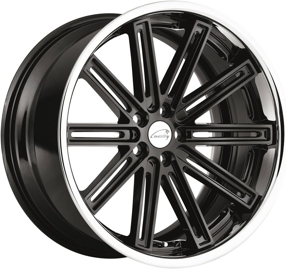 CoventryWARWICK Black Wheel with Painted Finish (20 x 9. inches /5 x 108 mm, 35 mm Offset)