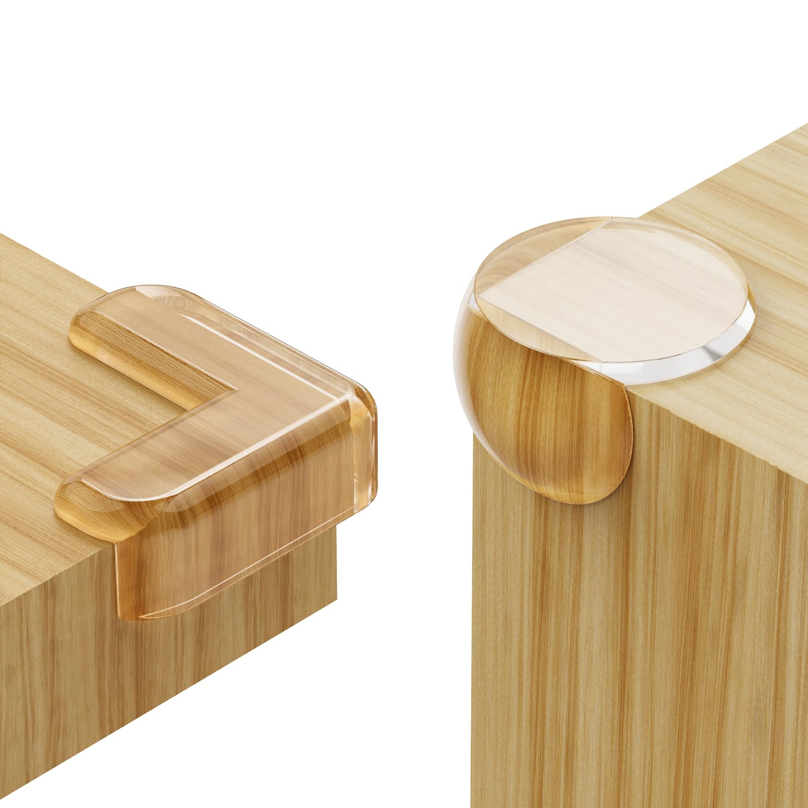 Corner Protectors for Kids, 16 Pack Pre-taped Table Protectors for Baby, Furniture Guards for Sharp Corners With Thick Strong Adhesion