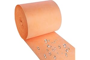 JIANBENKJ Waterproof Membrane Band Roll,Shower Waterproofing Membrane Uncoupling Band for Tile Wall Floor Bathroom Shower Sauna Steam Room, Tile Underlayment Seam Tape(5IN*50ft), 22Mils Thick
