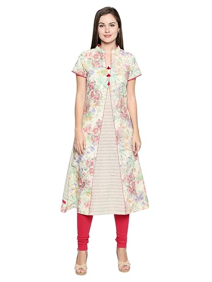 Short sleeve cotton kurti Clearance
