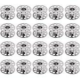 Sewing Machine Bobbins, 20 PCS High Durability Metal Sewing Spool Bobbin for Most Home Sewing Machines
