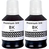 GI21 GI-21 Black Ink Bottles for Canon GI-21BK Pigment Ink Refill Bottles Replacement for Canon PIXMA G1220 G3260 G2260 G3270